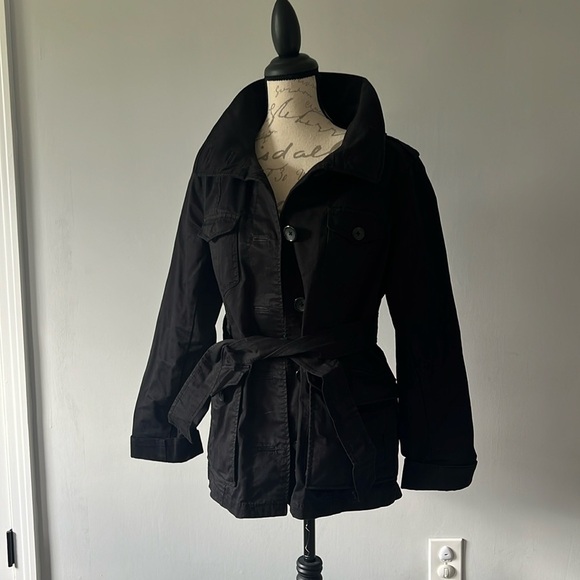 H&M Rain Jacket in Black US 12 EUR 42 - Picture 1 of 6